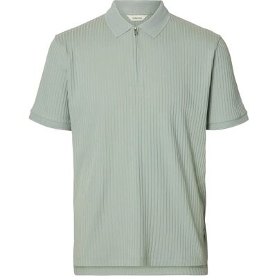 Selected Slhfave Structure Ss Polo Noos S AQUA GRAY S Selected Slhfave Structure Ss Polo Noos S AQUA GRAY S