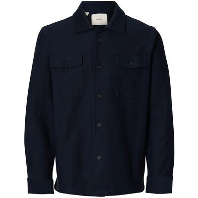 Selected Slmoliver Sweat Overshirt Noos L NAVY BLAZER L Selected Slmoliver Sweat Overshirt Noos L NAVY BLAZER L
