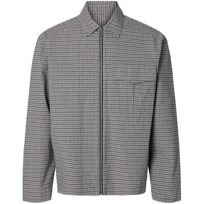 Selected Slmrlxmatt Zip Overshirt S CHARCOAL GRAY S Selected Slmrlxmatt Zip Overshirt S CHARCOAL GRAY S