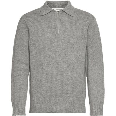 Selected Slhcody Ls Knit Relaxed Half Zip Polo S LIGHT GREY MELANGE S Selected Slhcody Ls Knit Relaxed Half Zip Polo S LIGHT GREY MELANGE S