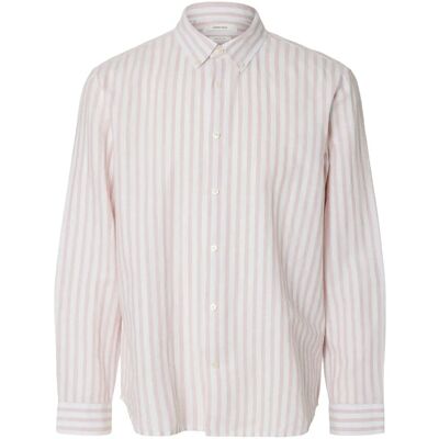 Selected Slhregclay Linen Blend Bd Ls Shirt M ROSE DAWN M Selected Slhregclay Linen Blend Bd Ls Shirt M ROSE DAWN M