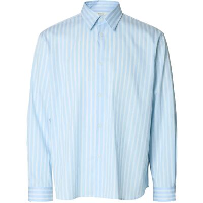 Selected Slhrlxgeorge Dobby Ls Shirt M CASHMERE BLUE M Selected Slhrlxgeorge Dobby Ls Shirt M CASHMERE BLUE M