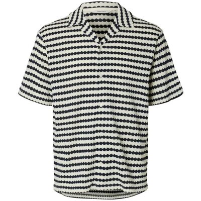 Selected Slhdylan Ss Overshirt M EGRET M Selected Slhdylan Ss Overshirt M EGRET M