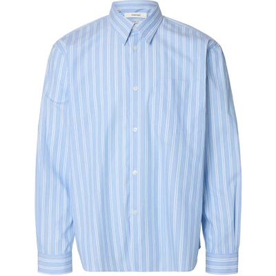 Selected Slhrlxholger Stripe Ls Shirt M CASHMERE BLUE M Selected Slhrlxholger Stripe Ls Shirt M CASHMERE BLUE M