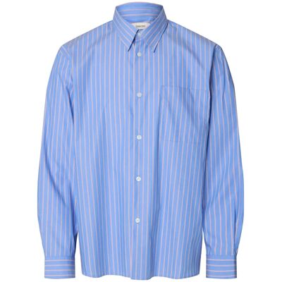Selected Slhrlxholger Stripe Ls Shirt S LIGHT BLUE S Selected Slhrlxholger Stripe Ls Shirt S LIGHT BLUE S