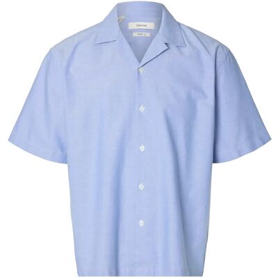 Selected Slhrlxoxford Ss Shirt Resort S LIGHT BLUE S Selected Slhrlxoxford Ss Shirt Resort S LIGHT BLUE S