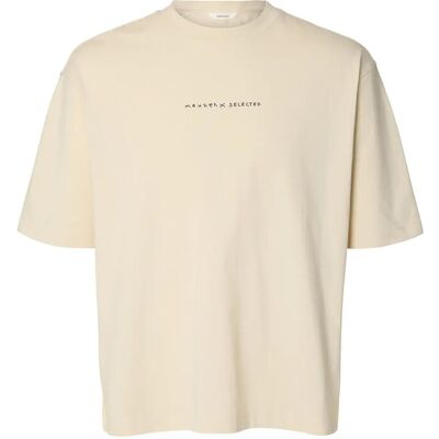 Selected Slhrelaxnorman License Ss Tee M BIRCH M Selected Slhrelaxnorman License Ss Tee M BIRCH M
