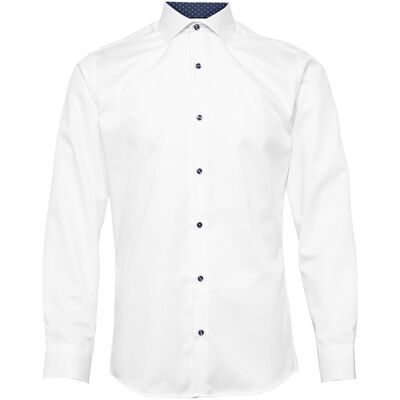 Seven Seas Fine Twill Contrast Slim XXL WHITE XXL Seven Seas Fine Twill Contrast Slim XXL WHITE XXL