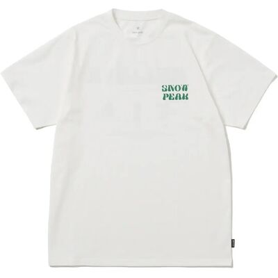 SNOW PEAK Camping Graphic T-Shirt S OFF WHITE S SNOW PEAK Camping Graphic T-Shirt S OFF WHITE S