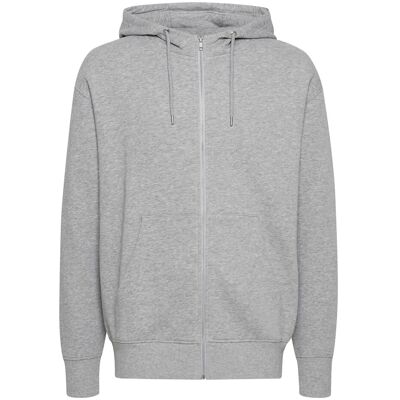 Solid Sdlenz Zipper Sw S LIGHT GREY MELANGE S Solid Sdlenz Zipper Sw S LIGHT GREY MELANGE S
