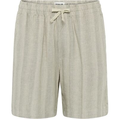 Solid Sdliam Stripe Elas. Sho L VETIVER L Solid Sdliam Stripe Elas. Sho L VETIVER L