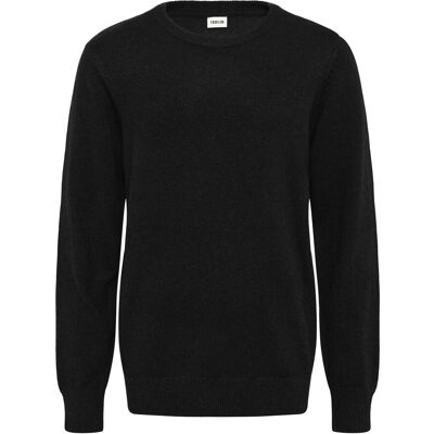 Solid Sdrick Oneck L TRUE BLACK L Solid Sdrick Oneck L TRUE BLACK L