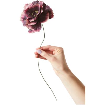 Studio About Paper Flower L:12.0CM AUBERGINE L:12.0CM Studio About Paper Flower L:12.0CM AUBERGINE L:12.0CM