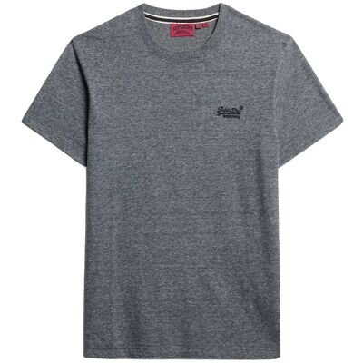 Superdry Essential Logo Emb Tee XXXL ECLIPSE NAVY/GREY MARL FEEDER XXXL Superdry Essential Logo Emb Tee XXXL ECLIPSE NAVY/GREY MARL FEEDER XXXL