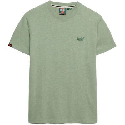 Superdry Essential Logo Emb Tee XXXL VINTAGE SAGE GREEN MARL XXXL Superdry Essential Logo Emb Tee XXXL VINTAGE SAGE GREEN MARL XXXL