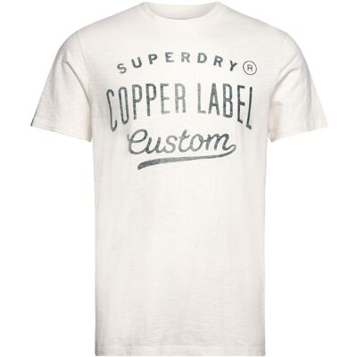 Superdry Copper Label Workwear Tee S CREAM SLUB S Superdry Copper Label Workwear Tee S CREAM SLUB S