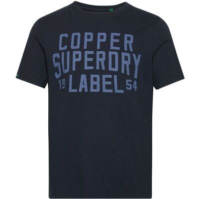 Superdry Copper Label Workwear Tee M ECLIPSE NAVY SLUB M Superdry Copper Label Workwear Tee M ECLIPSE NAVY SLUB M
