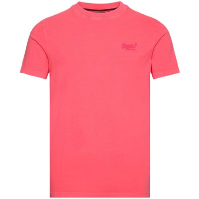 Superdry Essential Logo Emb Neon Tee L FIERY CORAL L Superdry Essential Logo Emb Neon Tee L FIERY CORAL L
