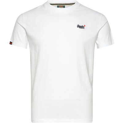 Superdry Essential Contrast Emb Tee XXXL OPTIC XXXL Superdry Essential Contrast Emb Tee XXXL OPTIC XXXL