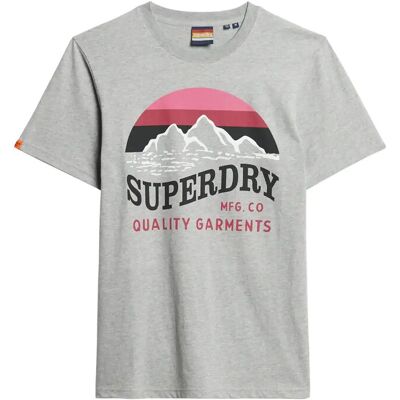 Superdry Cl Great Outdoors Relaxed Tee XXL LIGHT GREY GRIT XXL Superdry Cl Great Outdoors Relaxed Tee XXL LIGHT GREY GRIT XXL