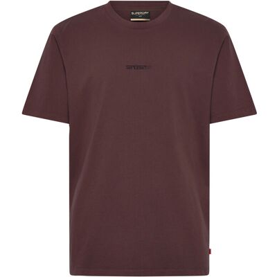 Superdry Micro Logo T Shirt XXXL DEEP MAHOGANY BROWN XXXL Superdry Micro Logo T Shirt XXXL DEEP MAHOGANY BROWN XXXL