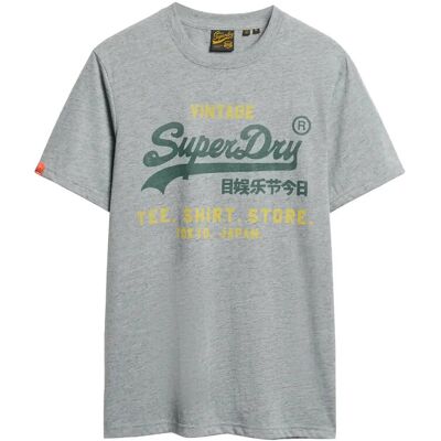 Superdry Vl Classic Relaxed Tee M FLINT GREY GRIT M Superdry Vl Classic Relaxed Tee M FLINT GREY GRIT M