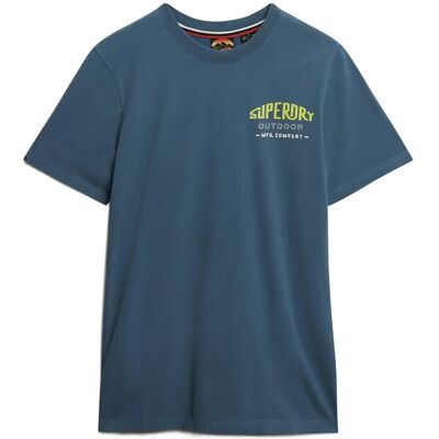 Superdry Mountain Relaxed Tee S ORION BLUE S Superdry Mountain Relaxed Tee S ORION BLUE S