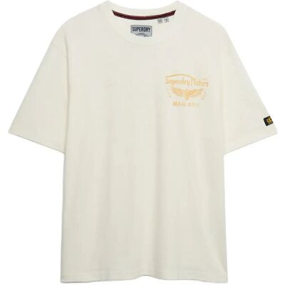 Superdry Heritage Biker Loose Tee XXXL WINTER WHITE XXXL Superdry Heritage Biker Loose Tee XXXL WINTER WHITE XXXL
