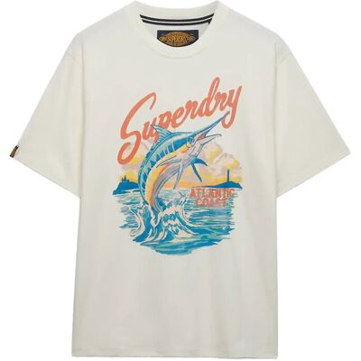 Superdry Maritime Loose Tee S NEW CHALK WHITE S Superdry Maritime Loose Tee S NEW CHALK WHITE S