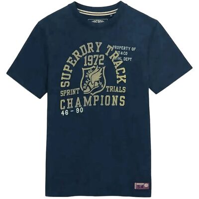 Superdry Vintage Prep Relaxed Tee S DARK NAVY S Superdry Vintage Prep Relaxed Tee S DARK NAVY S