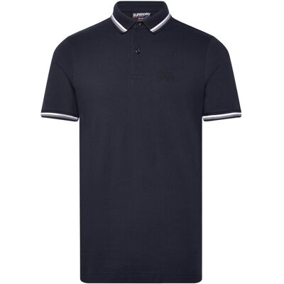 Superdry Sportswear Relaxed Tipped Polo XXXL ECLIPSE NAVY XXXL Superdry Sportswear Relaxed Tipped Polo XXXL ECLIPSE NAVY XXXL