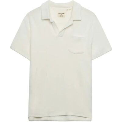 Superdry Towelling Polo L VINTAGE OFF WHITE L Superdry Towelling Polo L VINTAGE OFF WHITE L