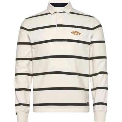 Superdry Vintage Athletic Stripe Rugby L ATHLETIC WHITE STRIPE L Superdry Vintage Athletic Stripe Rugby L ATHLETIC WHITE STRIPE L
