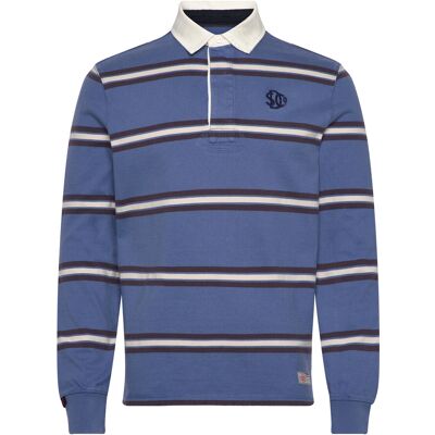 Superdry Vintage Athletic Stripe Rugby XXL BLUE STRIPE XXL Superdry Vintage Athletic Stripe Rugby XXL BLUE STRIPE XXL