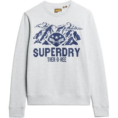 Superdry Lo-Fi Outdoors Graphic Crew XL FLAKE GREY MARL XL Superdry Lo-Fi Outdoors Graphic Crew XL FLAKE GREY MARL XL