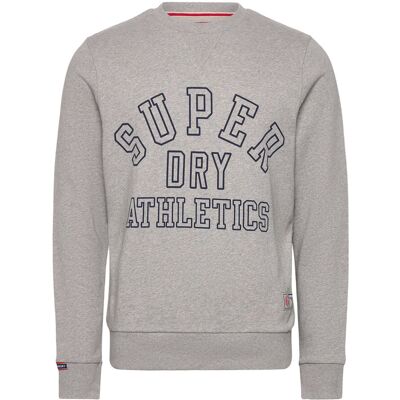 Superdry Athletic Printed Sweatshirt M ATHLETIC GREY MARL M Superdry Athletic Printed Sweatshirt M ATHLETIC GREY MARL M