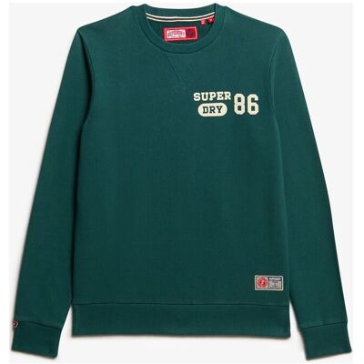 Superdry Athletic Printed Sweatshirt M DARK PINE GREEN M Superdry Athletic Printed Sweatshirt M DARK PINE GREEN M