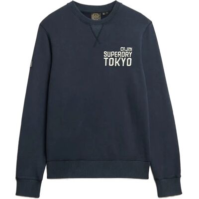 Superdry Workwear Applique Sweatshirt M ECLIPSE NAVY M Superdry Workwear Applique Sweatshirt M ECLIPSE NAVY M