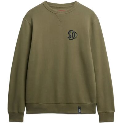 Superdry Merchant Sweatshirt M DUSTY OLIVE GREEN M Superdry Merchant Sweatshirt M DUSTY OLIVE GREEN M