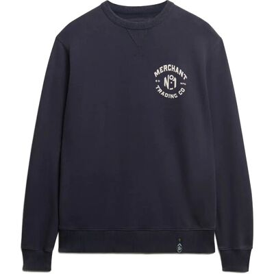 Superdry Merchant Sweatshirt M FRENCH NAVY M Superdry Merchant Sweatshirt M FRENCH NAVY M
