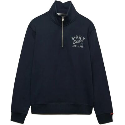 Superdry Athletic Ess Half Zip XXL ECLIPSE NAVY XXL Superdry Athletic Ess Half Zip XXL ECLIPSE NAVY XXL