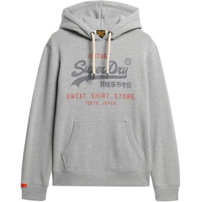 Superdry Vl Heritage Relaxed Hood XXXL COLLEGE GREY MARL XXXL Superdry Vl Heritage Relaxed Hood XXXL COLLEGE GREY MARL XXXL