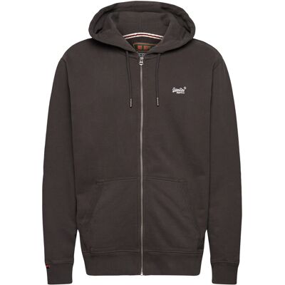 Superdry Essential Logo Zip Hoodie Hb XXXL CARBON BLACK XXXL Superdry Essential Logo Zip Hoodie Hb XXXL CARBON BLACK XXXL