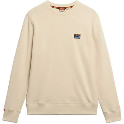 Superdry Great Outdoors Emb Rlxd Sweat S OATMEAL BEIGE S Superdry Great Outdoors Emb Rlxd Sweat S OATMEAL BEIGE S