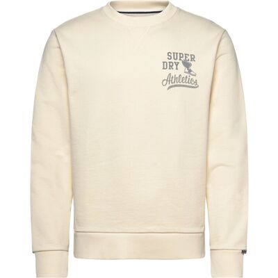 Superdry Ath Ess Crew XXL DESERT BONE OFF WHITE XXL Superdry Ath Ess Crew XXL DESERT BONE OFF WHITE XXL