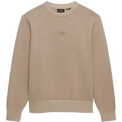 Superdry Micro Logo Crew M LIGHT BEIGE M Superdry Micro Logo Crew M LIGHT BEIGE M