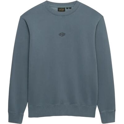 Superdry Micro Logo Crew L STORMY WEATHER BLUE L Superdry Micro Logo Crew L STORMY WEATHER BLUE L