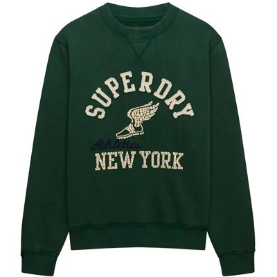 Superdry Vintage Athletic Crew M DARK GREEN M Superdry Vintage Athletic Crew M DARK GREEN M