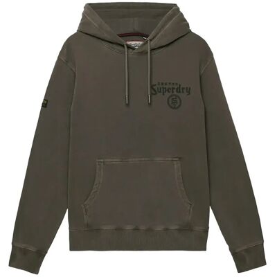 Superdry Tokyo Narrative Loose Hood S DARK PEBBLE GREY S Superdry Tokyo Narrative Loose Hood S DARK PEBBLE GREY S