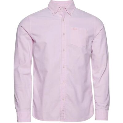 Superdry Cotton L/S Oxford Shirt L CITY PINK L Superdry Cotton L/S Oxford Shirt L CITY PINK L